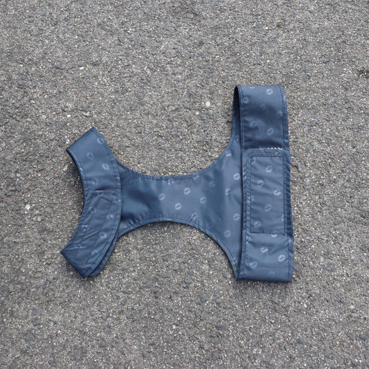 Upcycling Raincoat-Belly Part "Dark Blue"